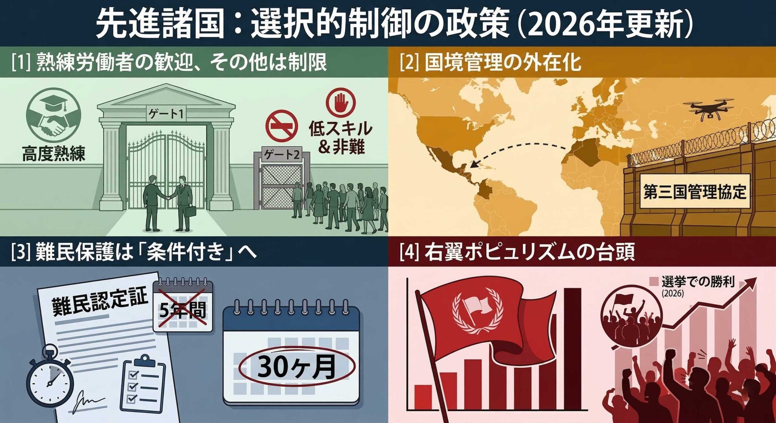 空港での入国審査のイメージ